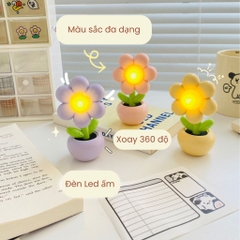 Quà tặng Đèn ngủ mini Bông hoa dễ thương dành tặng người yêu, bạn bè