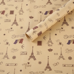 Giấy gói quà sinh nhật, gói quà vintage phong cách Châu Âu nhiều mẫu xinh xắn dễ thương