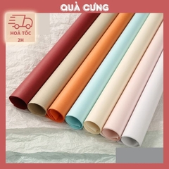 Giấy gói quà sinh nhật, giấy gói quà tặng màu trơn basic, xinh xắn