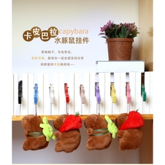 Quà tặng móc khóa hình Gấu Capybara dễ thương nhiều hình dạng, màu sắc