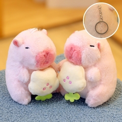 Quà tặng móc khóa hình Gấu Capybara dễ thương nhiều hình dạng, màu sắc