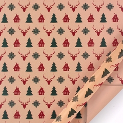 Giấy gói quà noel, giấy gói quà giáng sinh nhiều màu sắc xinh xắn dễ thương