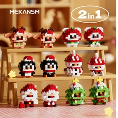 Sản phẩm Láp ráp NOEL cute mode tặng giáng sinh, tặng người yêu