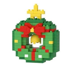 Quà tặng mô hình lắp ráp Bộ 4 vòng nguyệt quế Noel may mắn quà tặng noel, quà tặng người yêu