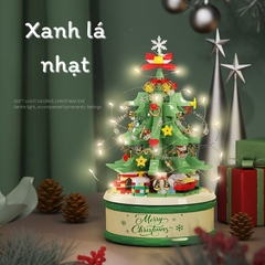 Quà tặng mô hình lắp ráp Hộp nhạc cây thông Noel quà tặng noel, quà tặng người yêu