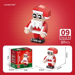 Quà tặng mô hình lắp ráp Bộ 10 chi tiết Noel xinh xắn quà tặng noel, quà tặng người yêu