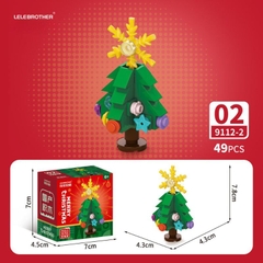Quà tặng mô hình lắp ráp Bộ 10 chi tiết Noel xinh xắn quà tặng noel, quà tặng người yêu