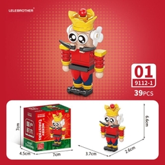 Quà tặng mô hình lắp ráp Bộ 10 chi tiết Noel xinh xắn quà tặng noel, quà tặng người yêu