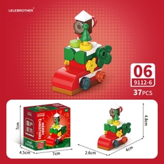 Quà tặng mô hình lắp ráp Bộ 10 chi tiết Noel xinh xắn quà tặng noel, quà tặng người yêu