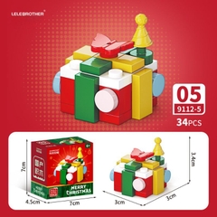 Quà tặng mô hình lắp ráp Bộ 10 chi tiết Noel xinh xắn quà tặng noel, quà tặng người yêu