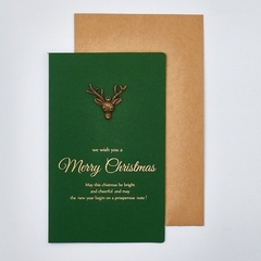 Set Thiệp Noel gồm Bao thư, Thiệp đính charm và Giấy viết tặng người yêu, tặng bạn bè