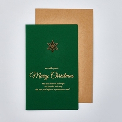 Set Thiệp Noel gồm Bao thư, Thiệp đính charm và Giấy viết tặng người yêu, tặng bạn bè