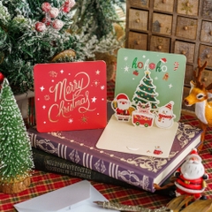 Set Thiệp noel 3D xinh xắn tặng người yêu, tặng bạn bè