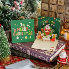 Set Thiệp noel 3D xinh xắn tặng người yêu, tặng bạn bè