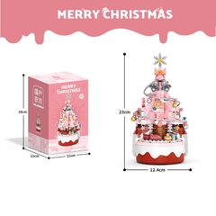 Quà tặng mô hình lắp ráp Hộp nhạc cây thông Noel quà tặng noel, quà tặng người yêu