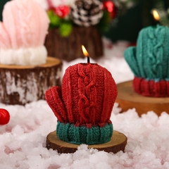 Nến thơm hình Găng tay dễ thương cho dịp Giáng sinh, xinh xắn làm quà tặng Noel