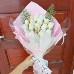 [HỎA TỐC] Quà tặng Bó hoa sáp hình thoi xinh xắn tặng bạn bè, người yêu