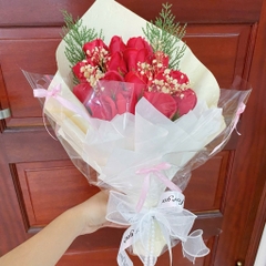 [HỎA TỐC] Quà tặng Bó hoa sáp hình thoi xinh xắn tặng bạn bè, người yêu