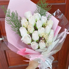 [HỎA TỐC] Quà tặng Bó hoa sáp hình thoi xinh xắn tặng bạn bè, người yêu