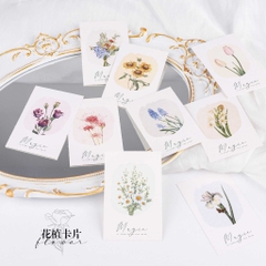 Giấy gói quà kraft vintage hoạ tiết lá Bắc Âu độc đáo, sang trọng