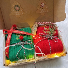 Set 2 Tất len ấm áp, xinh xắn làm quà tặng người yêu, tặng bạn bè