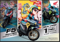 Kinh nghiệm chọn mua xe Honda Việt Nam khởi động năm mới với chương trình khuyến mại “F5 giao diện, Bừng dấu ấn riêng” dành riêng cho xe Honda Vario 125/160
