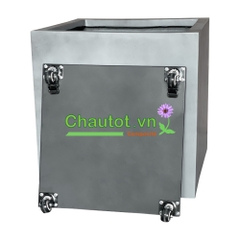 Chậu Composite Vuông kèm đế bánh xe BAOBINH CT2064