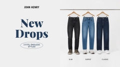 NEW DROPS | 3 FITS, ENDLESS STYLES