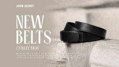 NEW BELT COLLECTION | Thắt Lưng Da Thật Hoàn Thiện Phong Cách Chỉn Chu