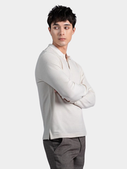 Áo Thun Polo Nam Phong Cách Tay Dài . KS26FH75P-LSWK