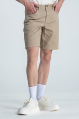 Quần Short Nam Khaki Trên Gối