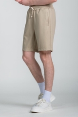 Quần Short Nam Khaki Trên Gối