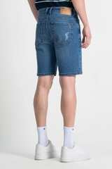 Quần Short Nam Khaki Trên Gối
