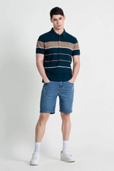 Quần Short Nam Khaki Trên Gối