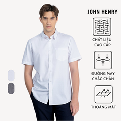 Áo Sơ Mi Nam Công Sở Tay Ngắn Vải Sợi Tre