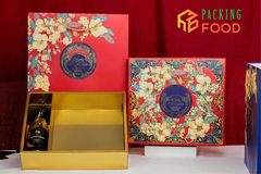Hộp Đựng Quà Tết 2026 - Đựng Rượu Cao Cấp Mẫu Niên Hoa