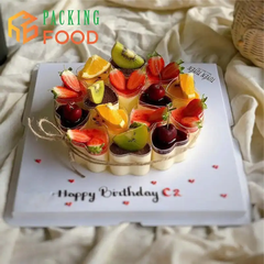 Ly Mica Tim Nhỏ Đựng Bánh Mousse 70ml