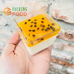 Cốc Nhựa Mousse Mica Vuông 5550 Dung Tích 110ml