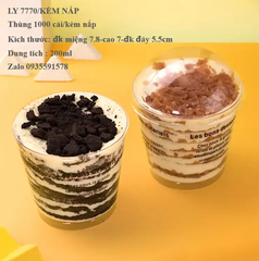 Ly Nhựa Mica Mousse 200ml Lesbon Mã 7770