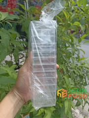 Cốc Ly Nhựa PS Vuông 6055 Đựng Pudding Mousse Panda Cotta 150ml