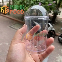 Ly Nhựa PS Tròn Cao Đựng Bánh Lạnh 6080 Mousse Panna Cotta