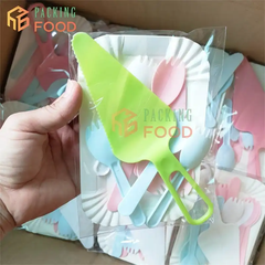 Bộ Set Dao Nĩa Nhựa Dĩa Giấy Hàng VN