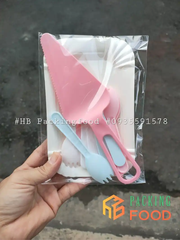 Bộ Set Dao Nĩa Nhựa Dĩa Giấy Hàng VN