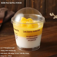 Ly Nhựa Mica Mousse 200ml Lesbon Mã 7770