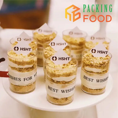 Ly Nhựa PS Tròn Cao Đựng Bánh Lạnh 6080 Mousse Panna Cotta