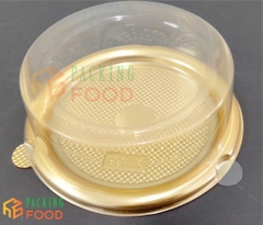 Hộp Nhựa Tròn Đế Vàng Mã A1455