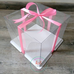 Hộp Đựng Bánh Kem Mica Nhựa Trong Size 22 [VN]
