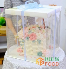 Hộp Đựng Bánh Kem Trong Suốt Size 40cm