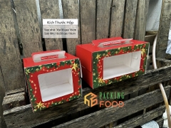 Hộp Giấy Đựng Bánh Kem Khúc Cây Giáng Sinh
