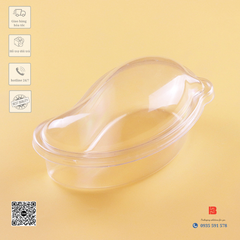 Hộp Nhựa Đựng Bánh Hình Trái Xoài XY588